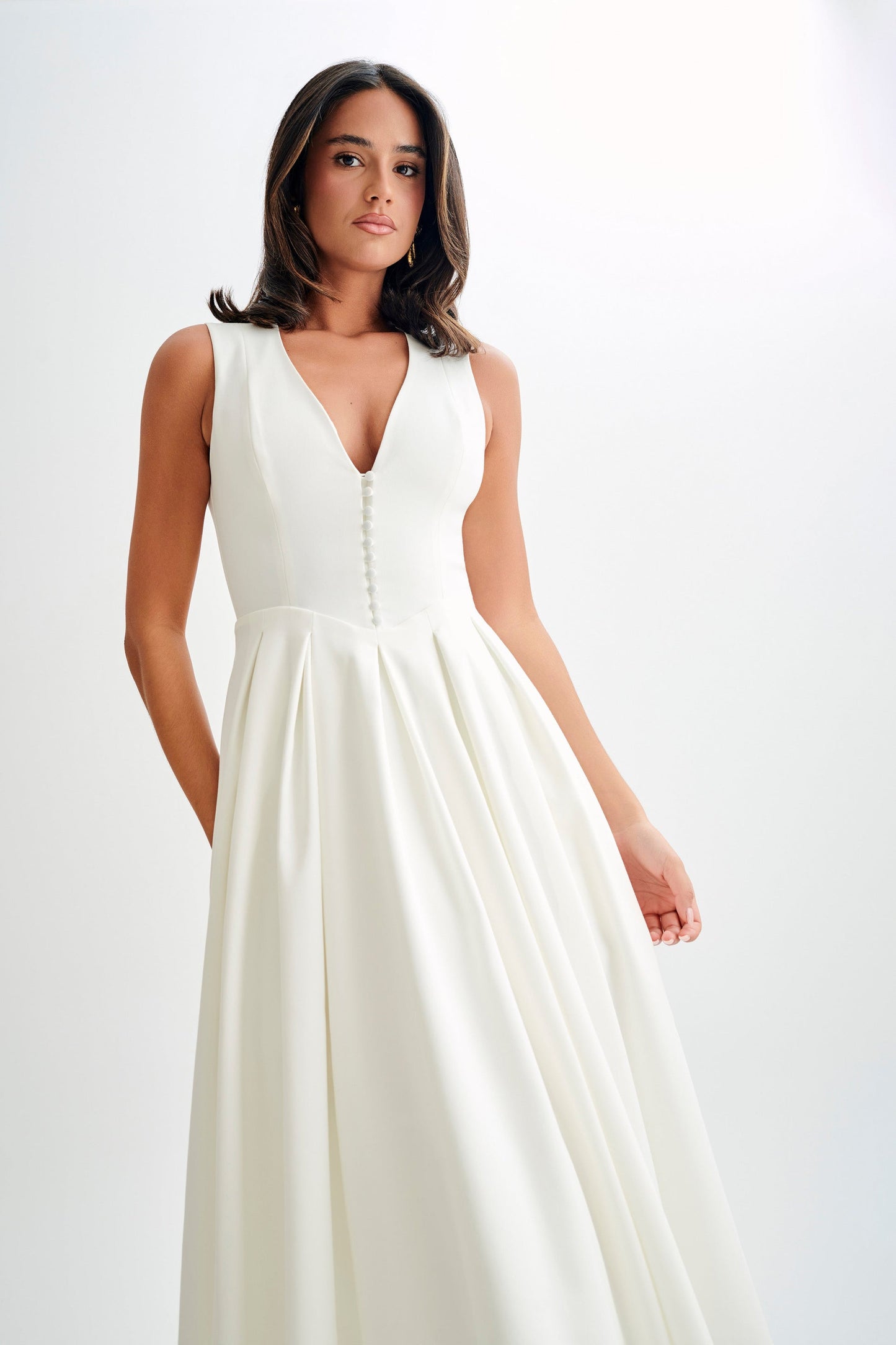 Grace - Cotton Sleeveless Dress