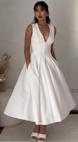 Grace - Cotton Sleeveless Dress