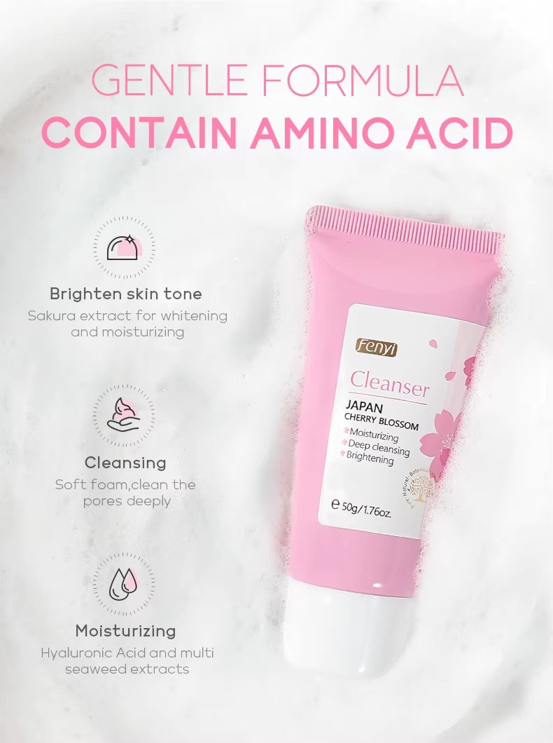 Sakura Facial Skin Cleanser