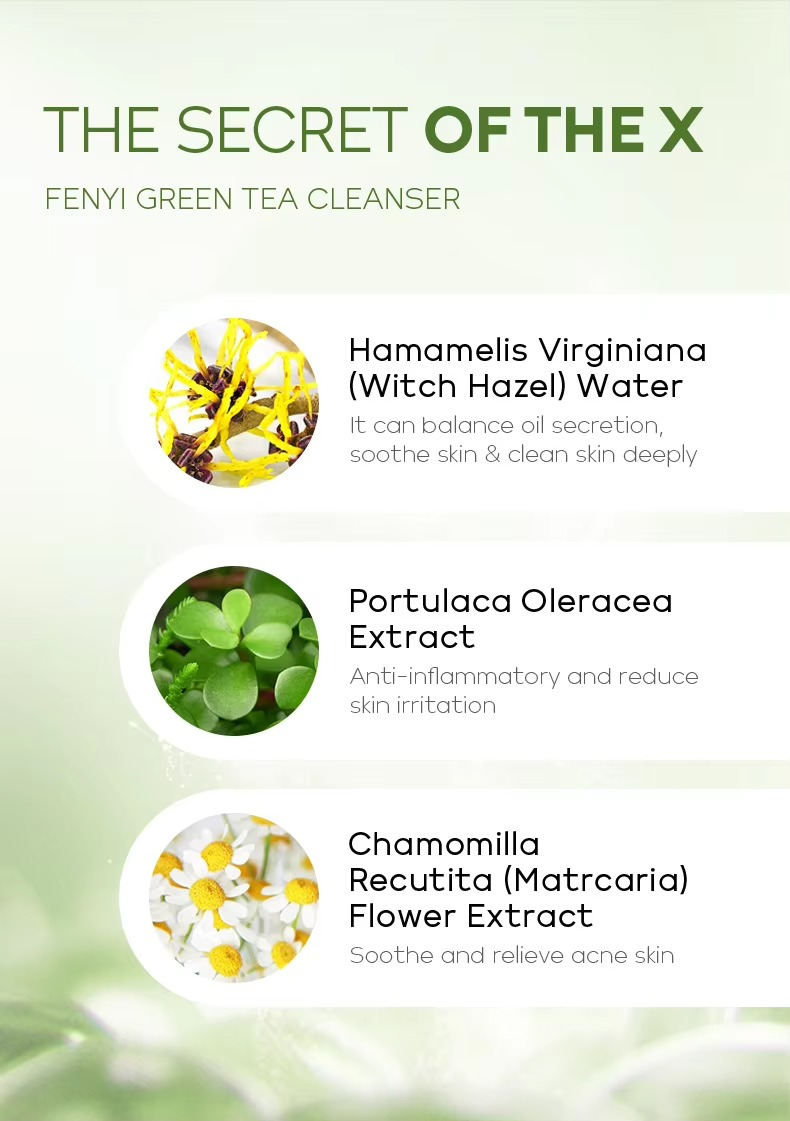 Green Tea Facial Skin Cleanser