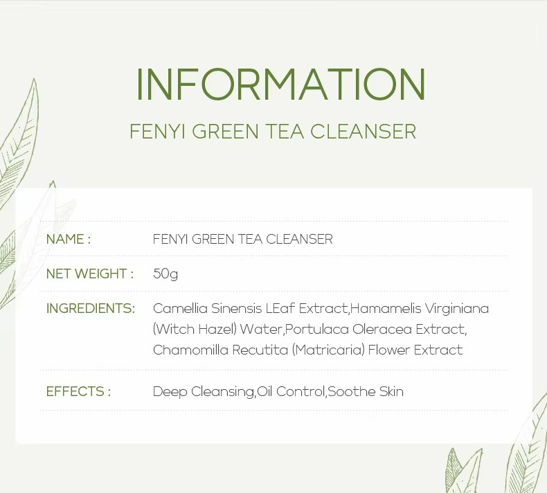 Green Tea Facial Skin Cleanser