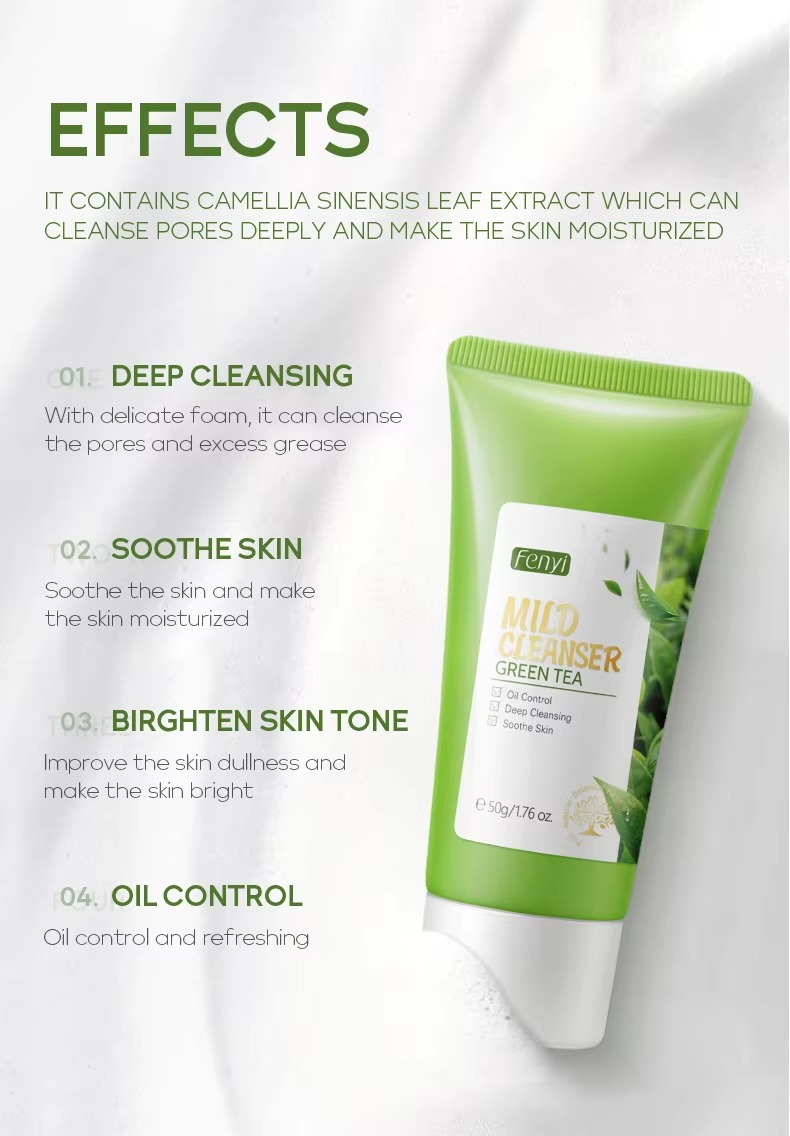 Green Tea Facial Skin Cleanser