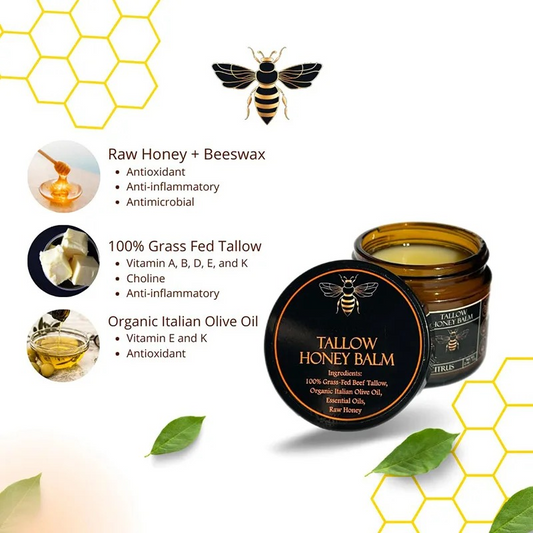 Totally Natural Tallow and Honey Balm