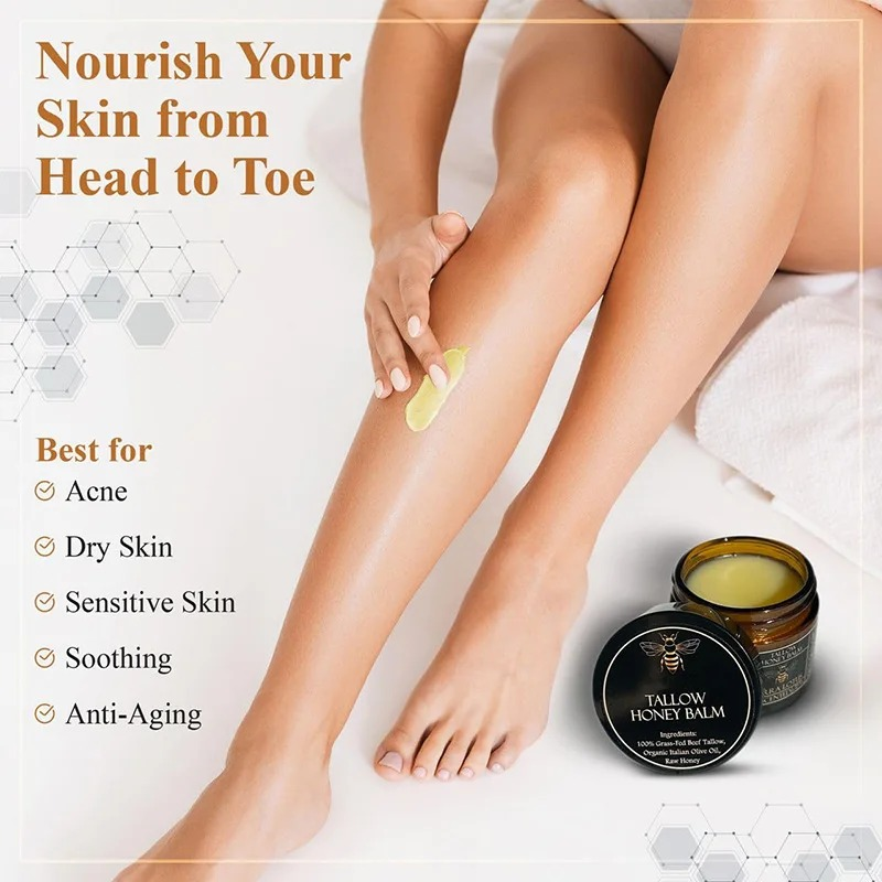 Totally Natural Tallow and Honey Balm