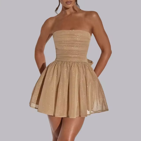 Celeste - Glitter Cocktail Party Dress