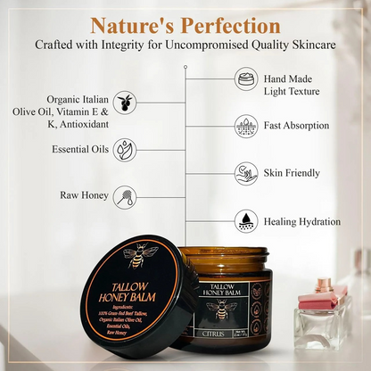 Totally Natural Tallow and Honey Balm